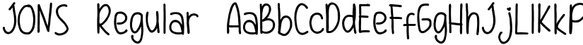 JONS font download