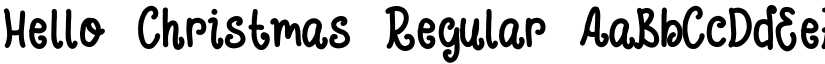 Hello Christmas Regular font