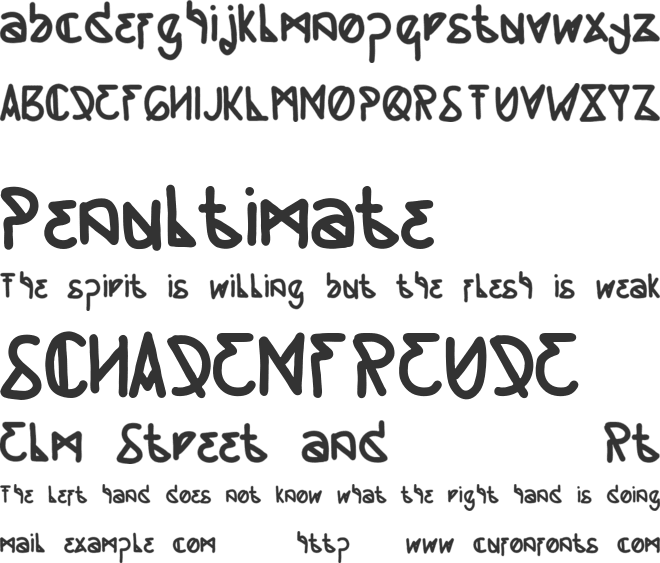 GEORGIOS font preview