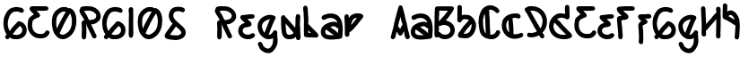GEORGIOS Regular font