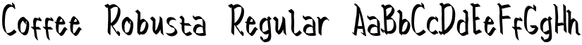 Coffee Robusta font download
