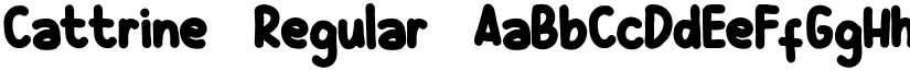 Cattrine Regular font