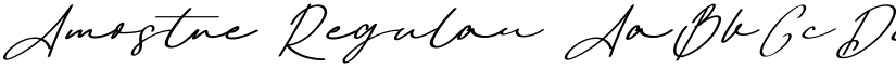 Amostne Regular font