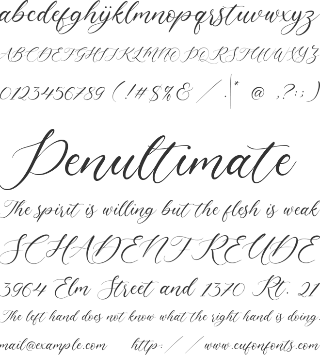 claytona font preview