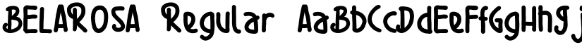 BELAROSA Regular font
