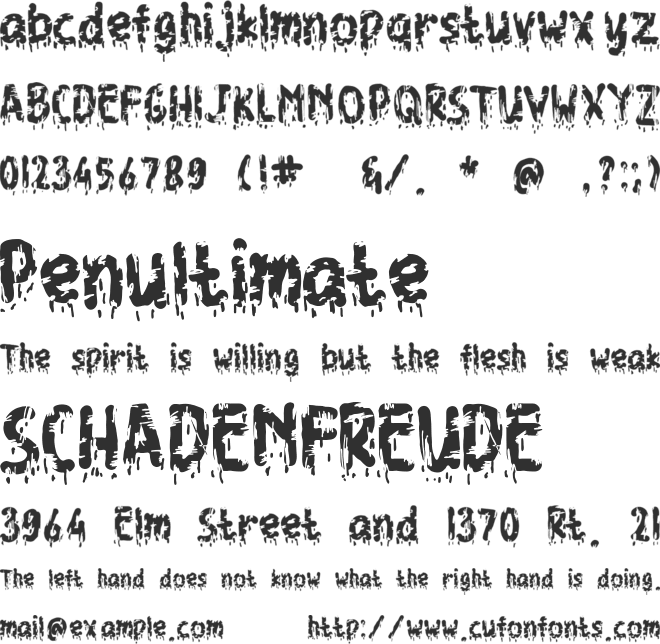 WILD font preview