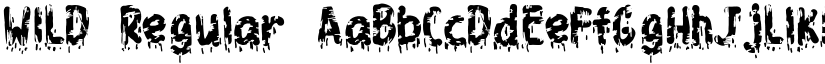 WILD Regular font