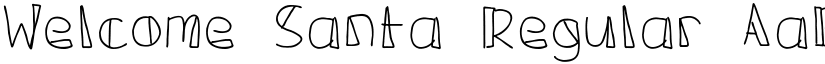Welcome Santa Regular font