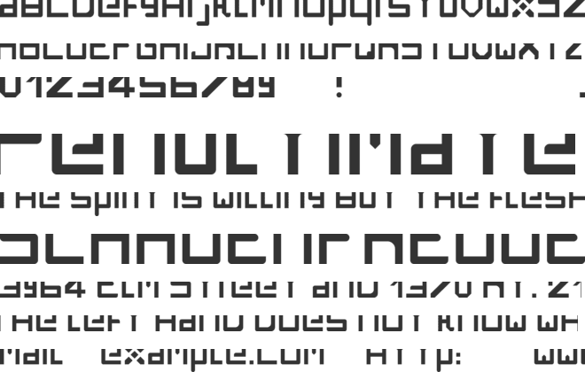 Rzrarti font preview