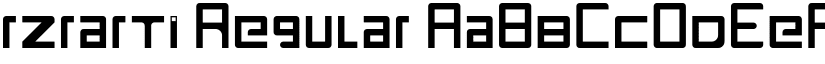 rzrarti Regular font