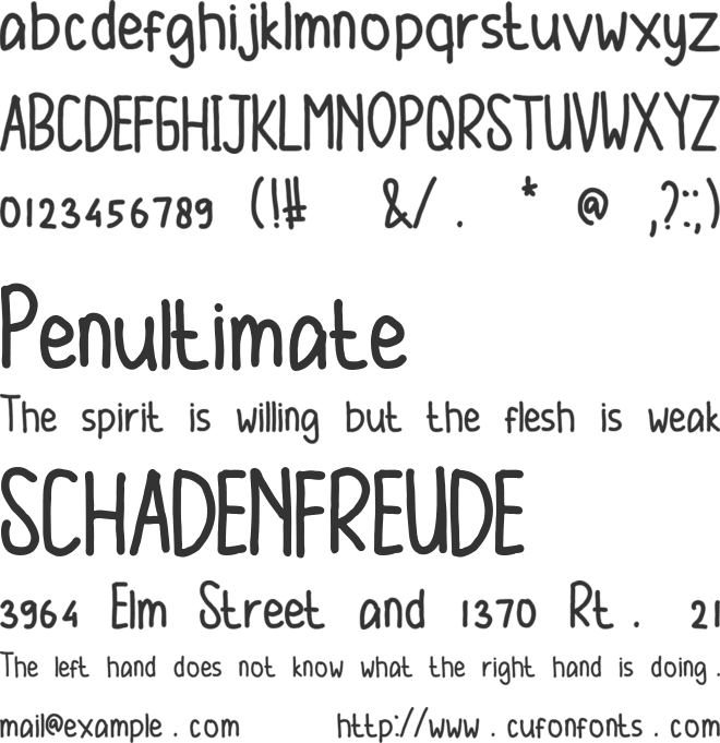 Solaria font preview