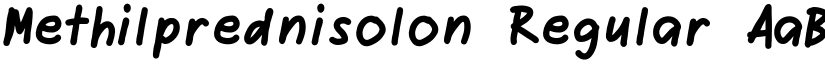 Methilprednisolon Regular font