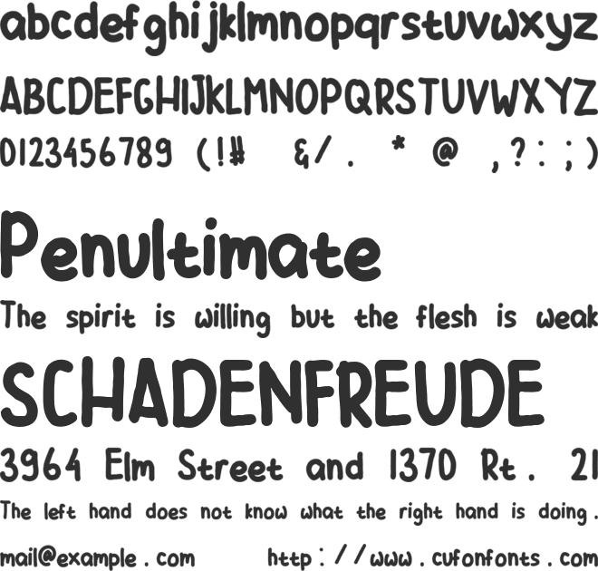 Hollster font preview