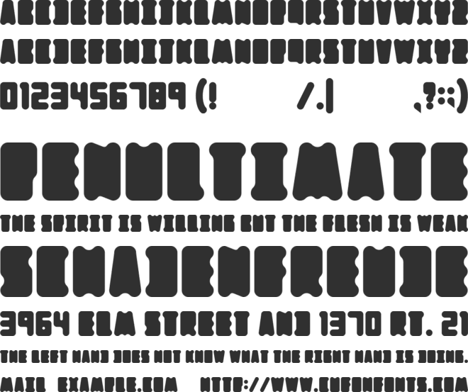 Mothership font preview