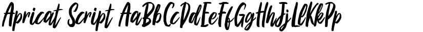 Apricat Script font