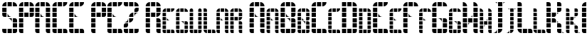 SPACE PEZ Regular font