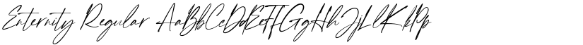 Enternity Regular font