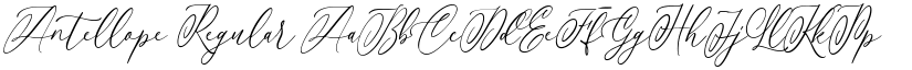 Antellope Regular font