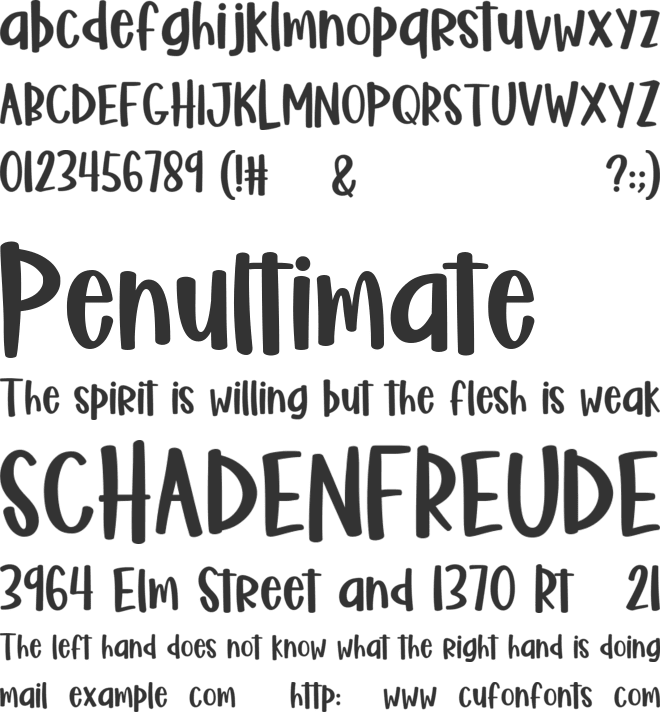 Kidstation font preview