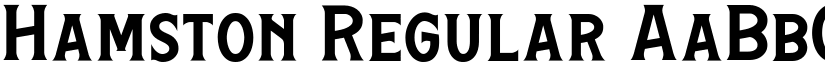 Hamston Regular font