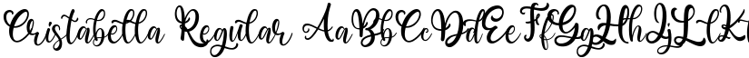 Cristabella Regular font