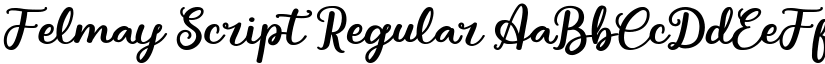 Felmay Script Regular font