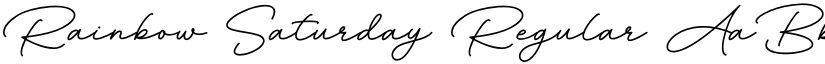 Rainbow Saturday font download