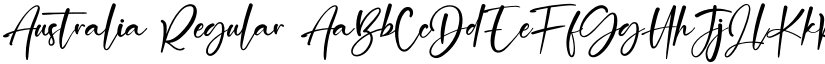 Australia Regular font