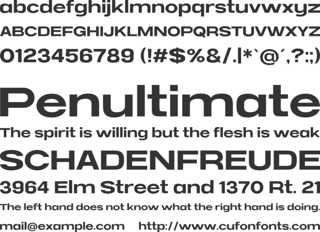 NCS Radhiumz font preview