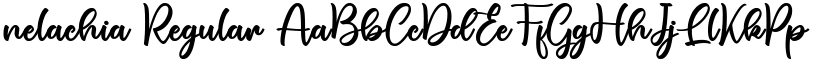 nelachia font download
