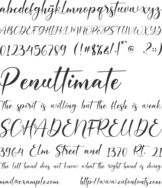 Kinsley font preview