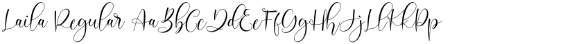 Laila Regular font