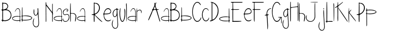 Baby Nasha Regular font