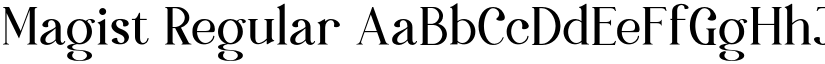 Magist Regular font