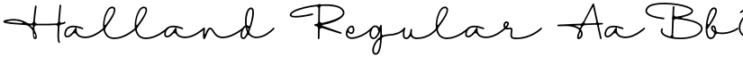 Halland font download