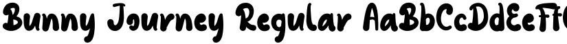Bunny Journey font download