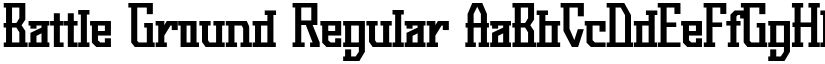 Battle Ground Regular font