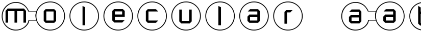 Molecular font