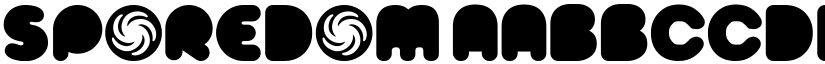 Sporedom font