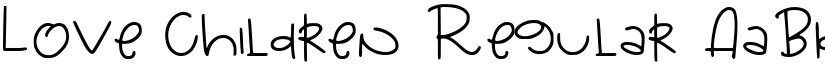 Love Children Regular font