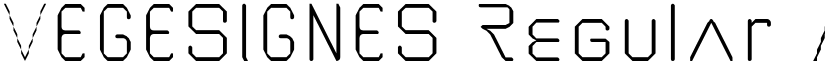 Vegesignes font download