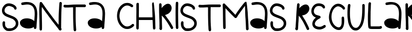 Santa Christmas Regular font