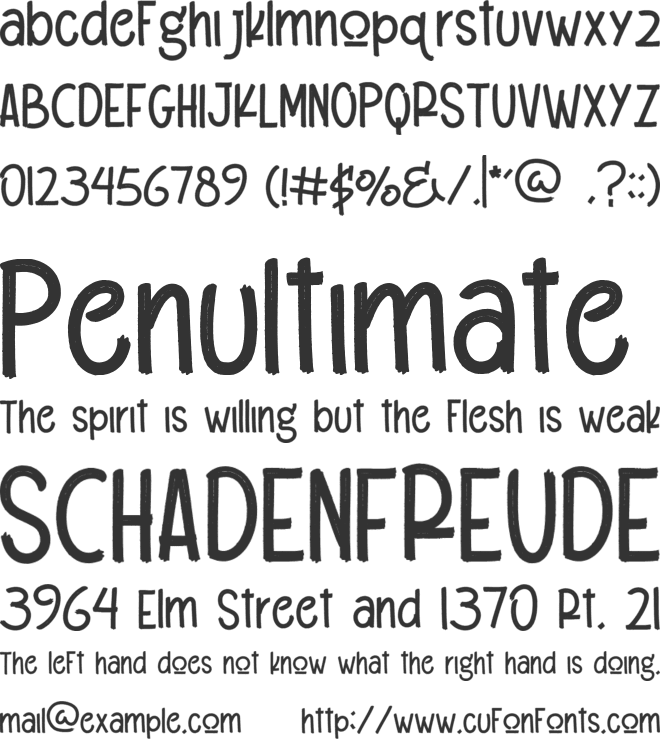 Scout Kind font preview