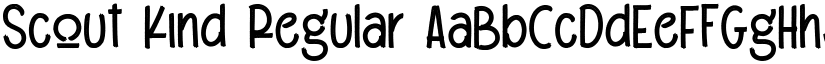 Scout Kind Regular font