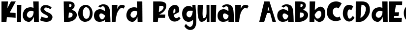 Kids Board Regular font