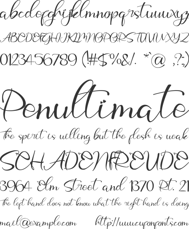 Holy Christmas Tree font preview