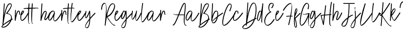 Brett hartley font download