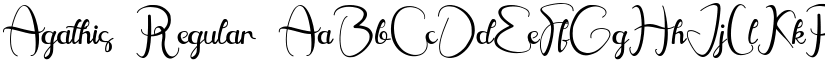 Agathis Regular font