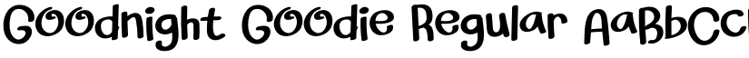 Goodnight Goodie Regular font