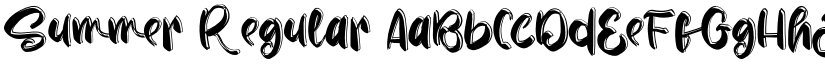 Summer Regular font